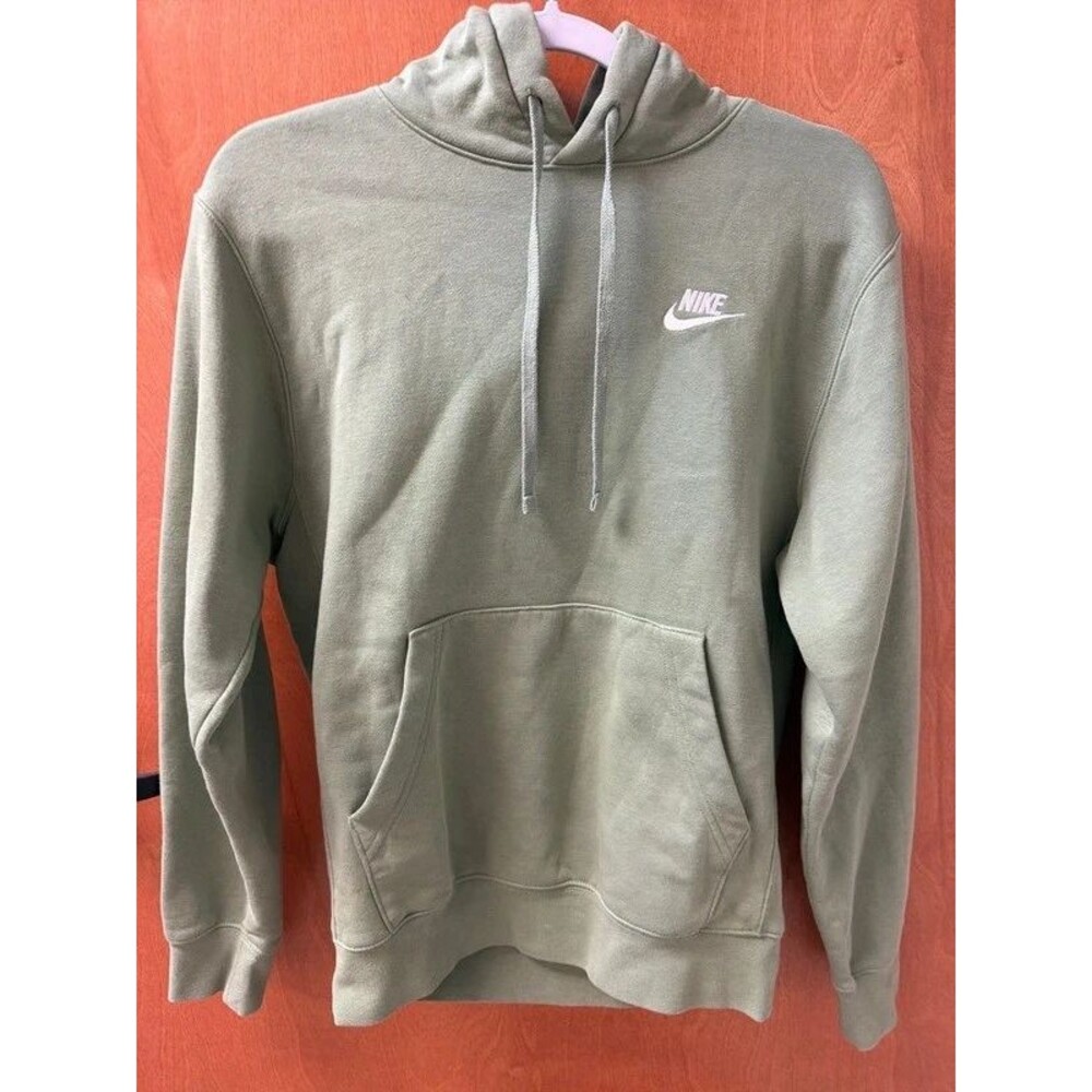 Nike Women’s Sage Green Pullover Hoodie XS Swoosh Sweatshirt